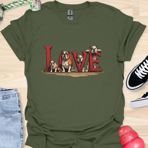 Love is a four legged word - V5 - The Family Peek T-Shirt